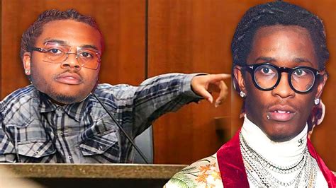 who snitched on young thug.